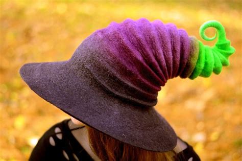 The Spellbinding Colors of Wool Felt Witch Hats